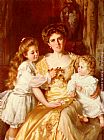 Thomas Benjamin Kennington A Mother's Love painting